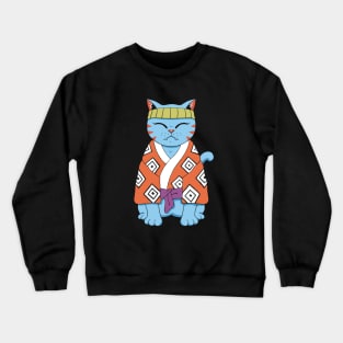 Pirate Cat Fish Crewneck Sweatshirt